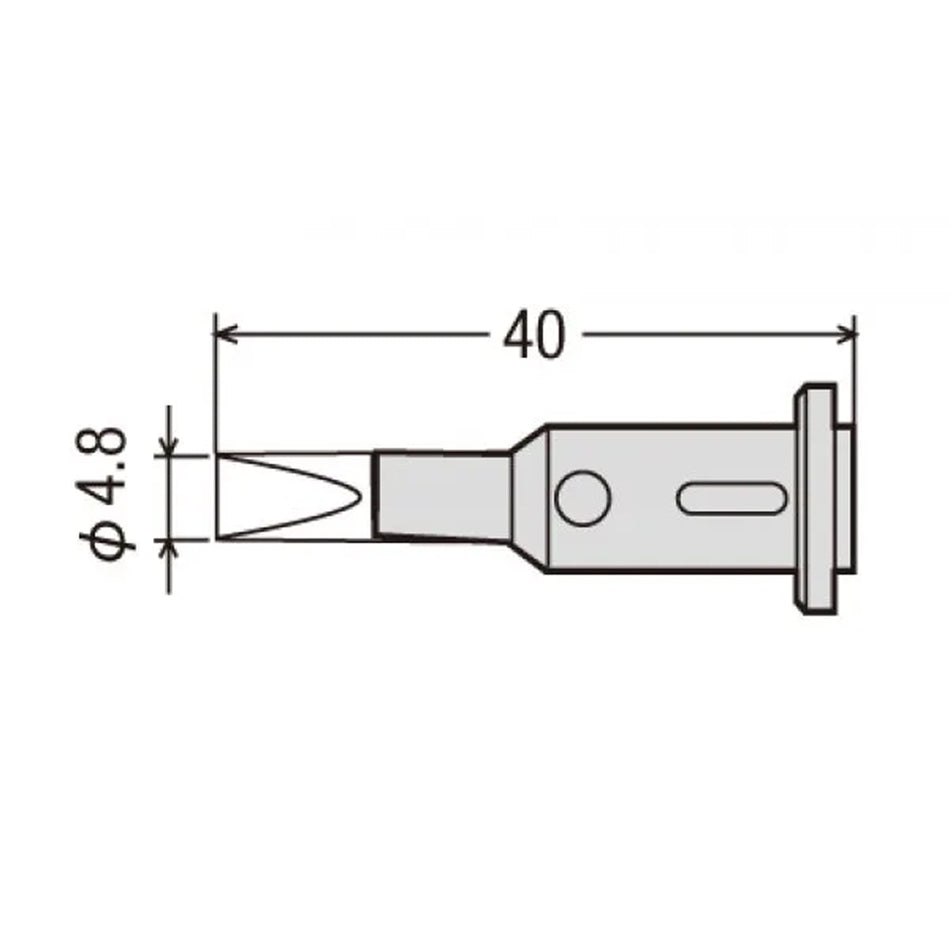 GOOT TIP CHISEL 4.8MM FOR GP-501