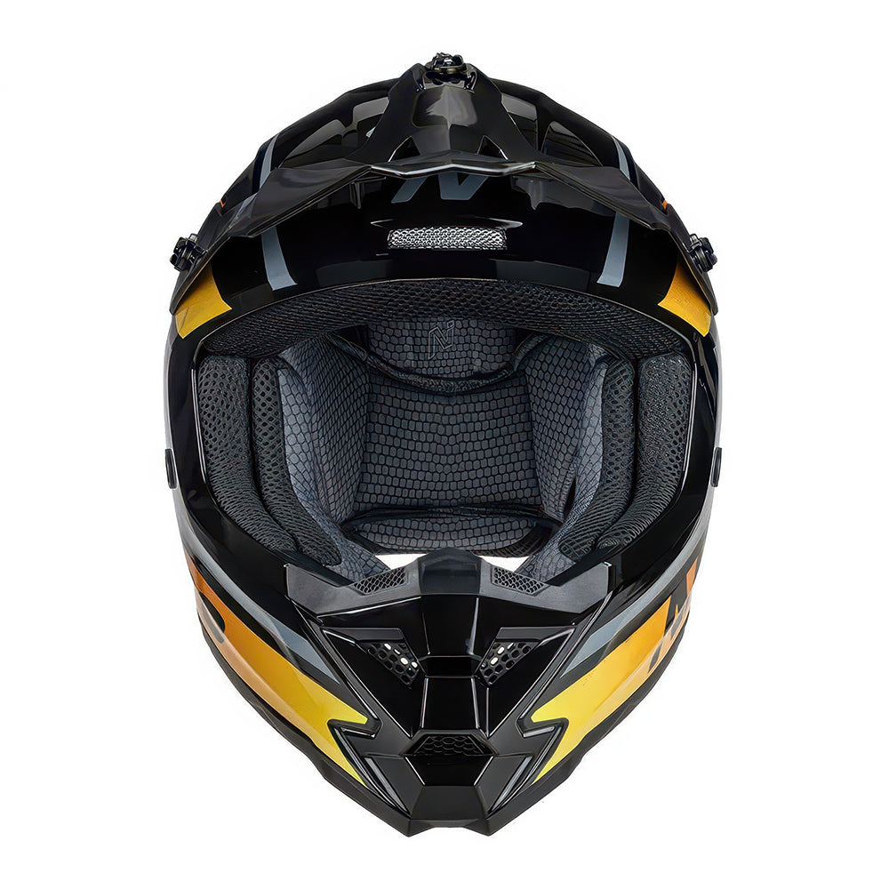 NITRO MX710 YOUTH [ONYX BLACK RED YELLOW] 3