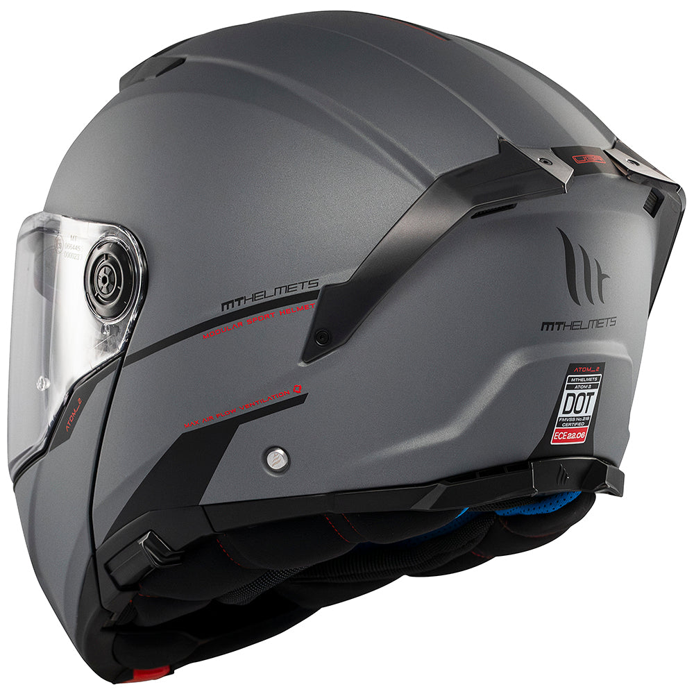1335000023-1PP-25-FU404SV MT Helmets Atom 2 Solid 