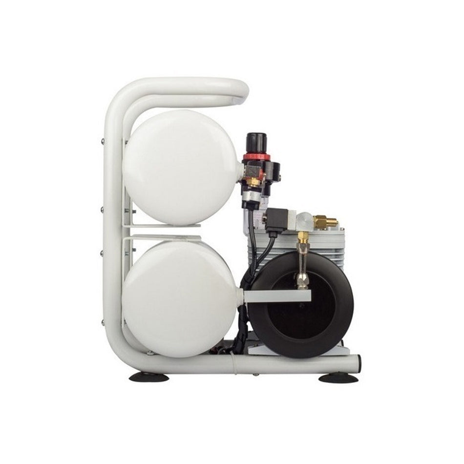 FORMULA AIRBRUSH COMPRESSOR 1/4HP WITH TWIN TANKS 7.5L