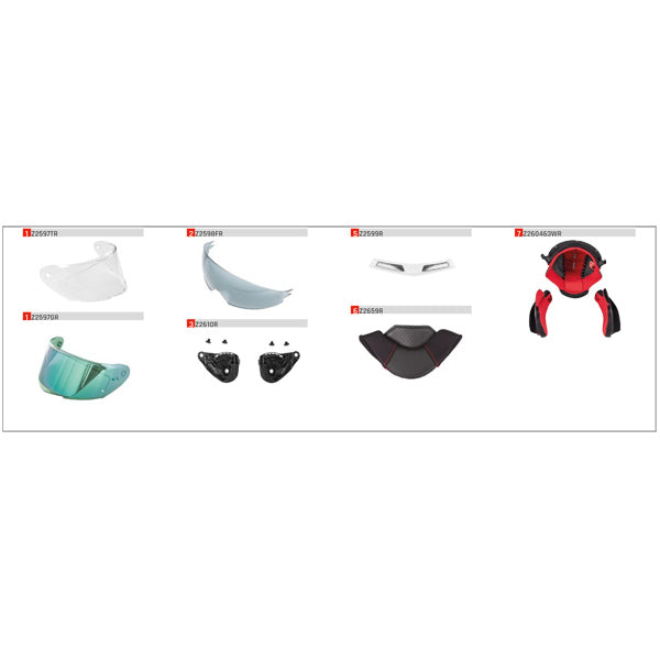 50.6 HELMET SPARES