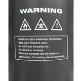 Tech 7 Aluminium Fuel Bottle 1L - Warning