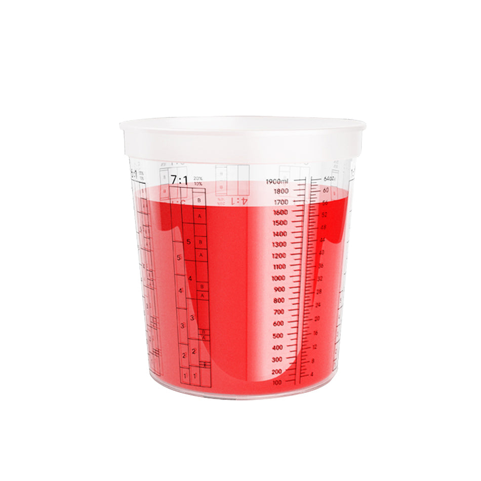 HANSPRAY MIXING CUPS 1900ML (2300ML CAPACITY)  - SLEEVE OF 25