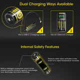 NITECORE 18650 RECHARGEABLE BATTERY 3.7V 3400MAH