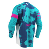 THOR MX JERSEY LAUNCHMODE BLEACH WHITE/AQUA