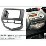 FITTING KIT HONDA JAZZ , FIT (GD) 2002 - 2009 DOUBLE DIN (GREY) (AUTO AIR CON)