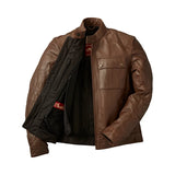 Indian Motorcycle Men's Leather Getaway Riding Jacket