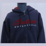 Indian Motorcycle Men's USA Flag Hoodie, Navy