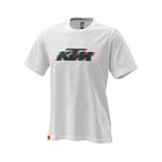 KTM  RADICAL LOGO TEE MED WHITE