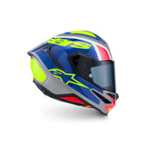 Supertech R7 Helmet Lumen Silver/Blue/Pink/Yellow Fluoro