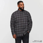 Indian Motorcycle Mens Chicago Plaid Shirt Button-Up