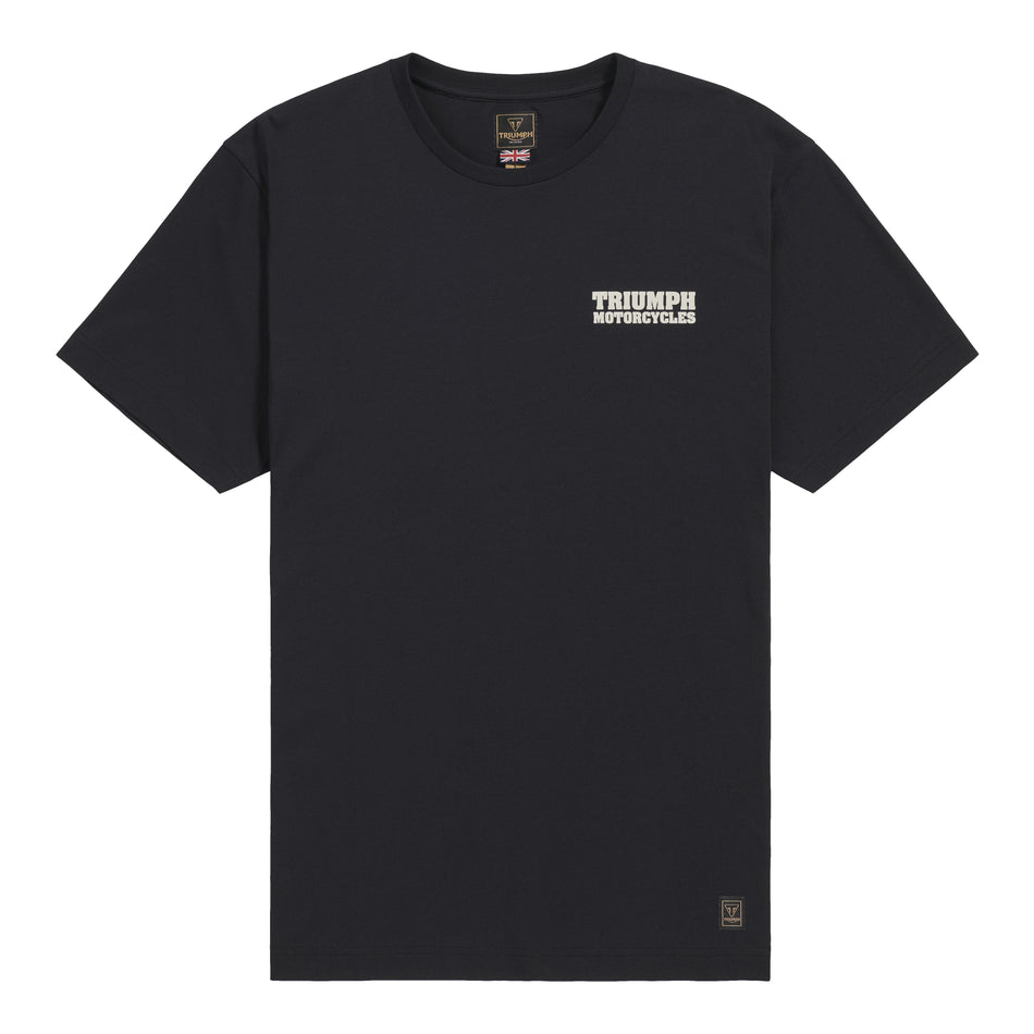 MTSS26219 Triumph Moto Tee - Black