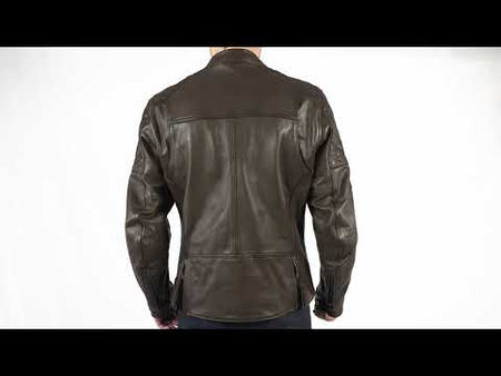 Oxford Route 73 2.0 Leather Jacket - Black