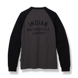 Indian Men's Raglan T-Shirt, Charcoal large