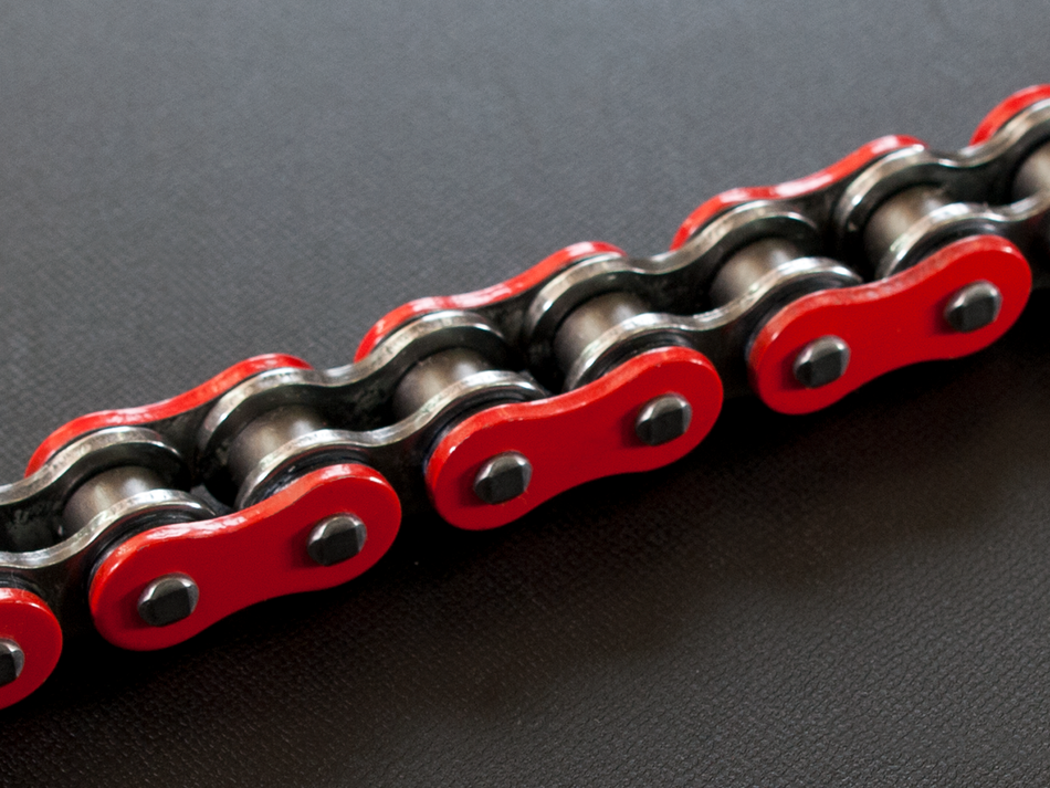 RK 520ZXW XW-Ring Hypersport Chain - Red (120 Links)