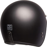 Indian Motorcycle Open Face Retro Helmet, Matte Black