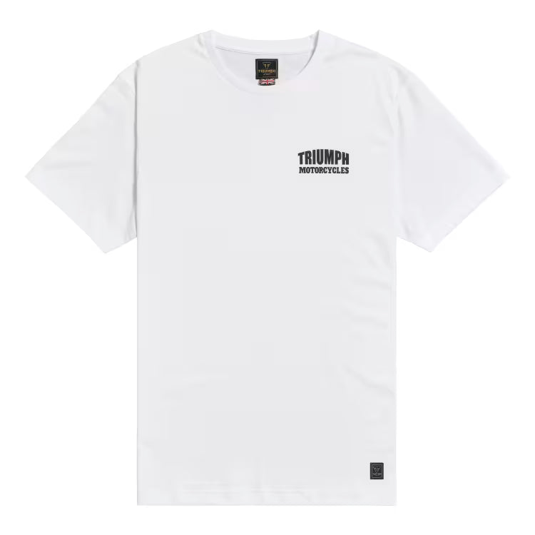 Tiger Pit Stop Tee White/Grey