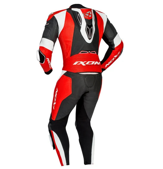 Ixon Vendetta Evo 1 Piece Race Suit - Black/Red/White