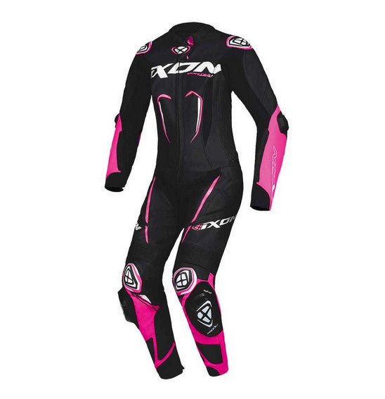 Ixon VORTEX 3 LADY 1-pc Suit - Black/White/Pink