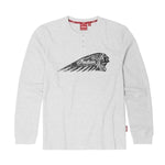 Indian motorcycle Men's Authenic Waffle Long Sleeve T-Shirt
