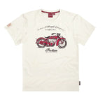 Indian Motorcycles Men's 1920 Scout Bike T-Shirt, White