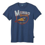 INDIAN MOTORCYCLE BRAND MEN'S MUNRO SPECIAL T-SHIRT BLUE