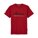 Indian Motorcycle Men's Marl Script Logo Tee, Red