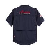 Indian Motorcycle Men's Vented Shirt, Navy