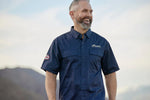 Indian Motorcycle Men's Vented Shirt, Navy